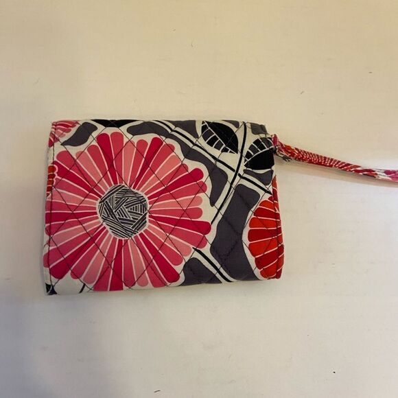 Vera Bradley rose wallet 6.5”x5” - Picture 2 of 3